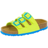 LICO Mädchen Bioline Kids Pantoletten, Lemon/ Blau, 41 EU