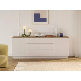 Forte Sideboard 224,5 x 85,7 x 41,3 cm Sand / Mauvella Eiche