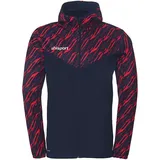 Uhlsport Progressive 28 Multi Kapuzenjacke Kinder marine/rot 140