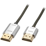 Lindy CROMO Slim High Speed HDMI Cable with Ethernet - HDMI mit Ethernetkabel -