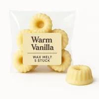 Duftmelt 5er Set - Duftwachs | Duftkerzen Aromalampe (Warm Vanilla)
