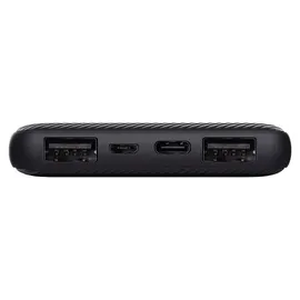 Trust Mobile Primo Dünne Powerbank Schnellladefunktion 10000 mAh, Nachhaltig, USB C Externer Akku, Tragbares Ladegerät 3A, Power Bank Handy, Smar... - Schwarz