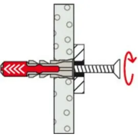 Fischer Universaldübel DuoPower Ø 8 mm x 65 mm K 8 Stück