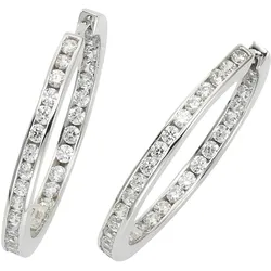 Celesta Silber Ohrring 925 Sterling Silber Zirkonia weiß