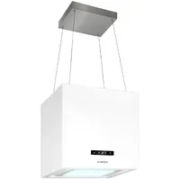 Klarstein Kronleuchter Smart Inselhaube 45 cm weiß