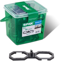 SPAX Air 4,5 mm Kunststoff Schwarz 40 Stück