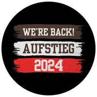 Speecheese St. Pauli Aufstieg 2024 Magnet rund mit Spruch