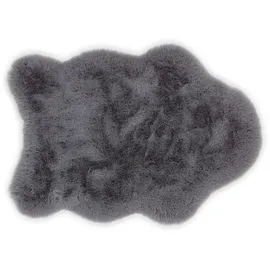 Schöner Wohnen Teppich Tender Deluxe 80 cm x 150 cm Anthrazit