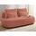 S-Style Kindersofa Vero 210 x 90 x 98 cm Buche/Birke rosa