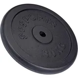 ScSPORTS® Hantelscheiben - Einzeln/Set, Ø 30/31 mm, Gusseisen, Gewichtswahl - Gewichtsscheiben, Hantelscheiben-Set, Hantelgewichte, Fitness Scheiben, Gewichte für Hantel (30 KG (1 x 30 kg))