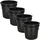 KOTARBAU Kartoffelanbau Ø 29,5 cm Komplettset Schwarz