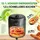 GOURMETmaxx Heißluftfritteuse mit 2,3 Öl | 1000 Watt | inkl. Timer, & 8 Funktionen | Schwarz