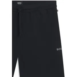 Boss Pyjamashorts "Waffle Shorts", Damen, Gr. XL, N-Gr, blau (dunkelblau 403), Jersey, Obermaterial: 60% Baumwolle, 40% Polyester, lang, Hosen