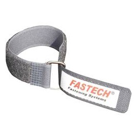 FASTECH® F101-20-220M-FT Klettband mit Gurt Haft- und Flauschteil (L x B) 220mm x 20mm Grau