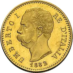 5,81 g Gold 20 Italienische Lire