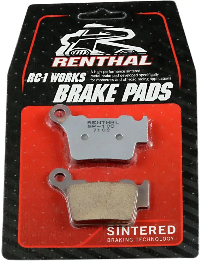 Renthal Rc-1 Worksbp-108 Bremsbelag - Grey - One Size