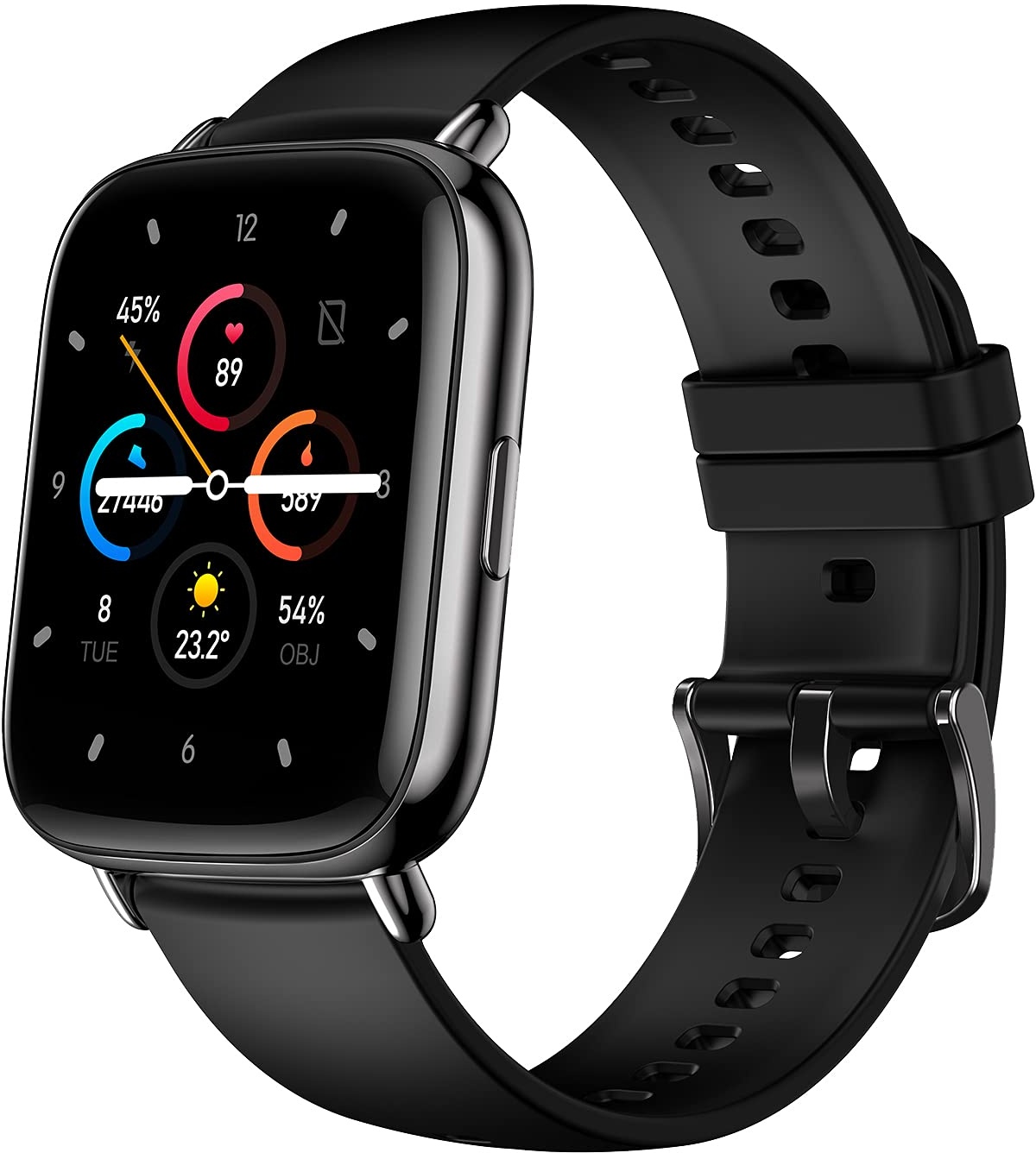 SUPBRO Smartwatch 1.69 Zoll Touch-Farbdisplay Fitness Tracker mit Blutdruckmessung, Smart Watch Pulsuhr Schlafmonitor Sportuhr IP67 Wasserdicht Schrittzähler für Damen Herren