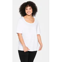 sheego T-Shirt Weiß 44/46