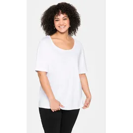 sheego T-Shirt Weiß 44/46