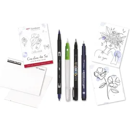 Tombow One Line Art Malset farbsortiert, 1 Set