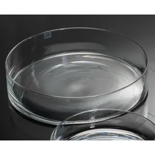 Sandra Rich Schale Glasschale Cora klar rund - hot cut Ø 30 cm x 8,5 cm