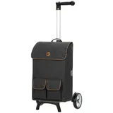 Andersen Shopper Manufraktur ANDERSEN Einkaufstrolley - Shopper Ipek Ma schwarz 42 L Handwagen, isoliert, Kühltasche, robust, Aluminium, Griff ergonomisch, leicht