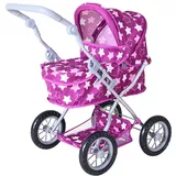 Knorrtoys 63445 - Puppenwagen First - Star Dark pink