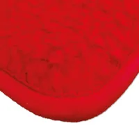 BestLivings Sesselschoner Lammflor 147 x 147 cm Rot