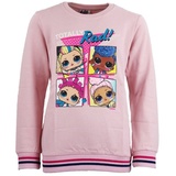L.O.L. SURPRISE! Rundhalspullover LOL Surprise Mädchen Kinder Pulli Gr. 104 bis 134, Rosa oder Blau, 100% Baumwolle rosa 104