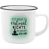 SHEEPWORLD GRUSS & CO Becher nichts" New Bone China Porzellan, 35 cl | Geschenk, Sprüchetasse | 46979