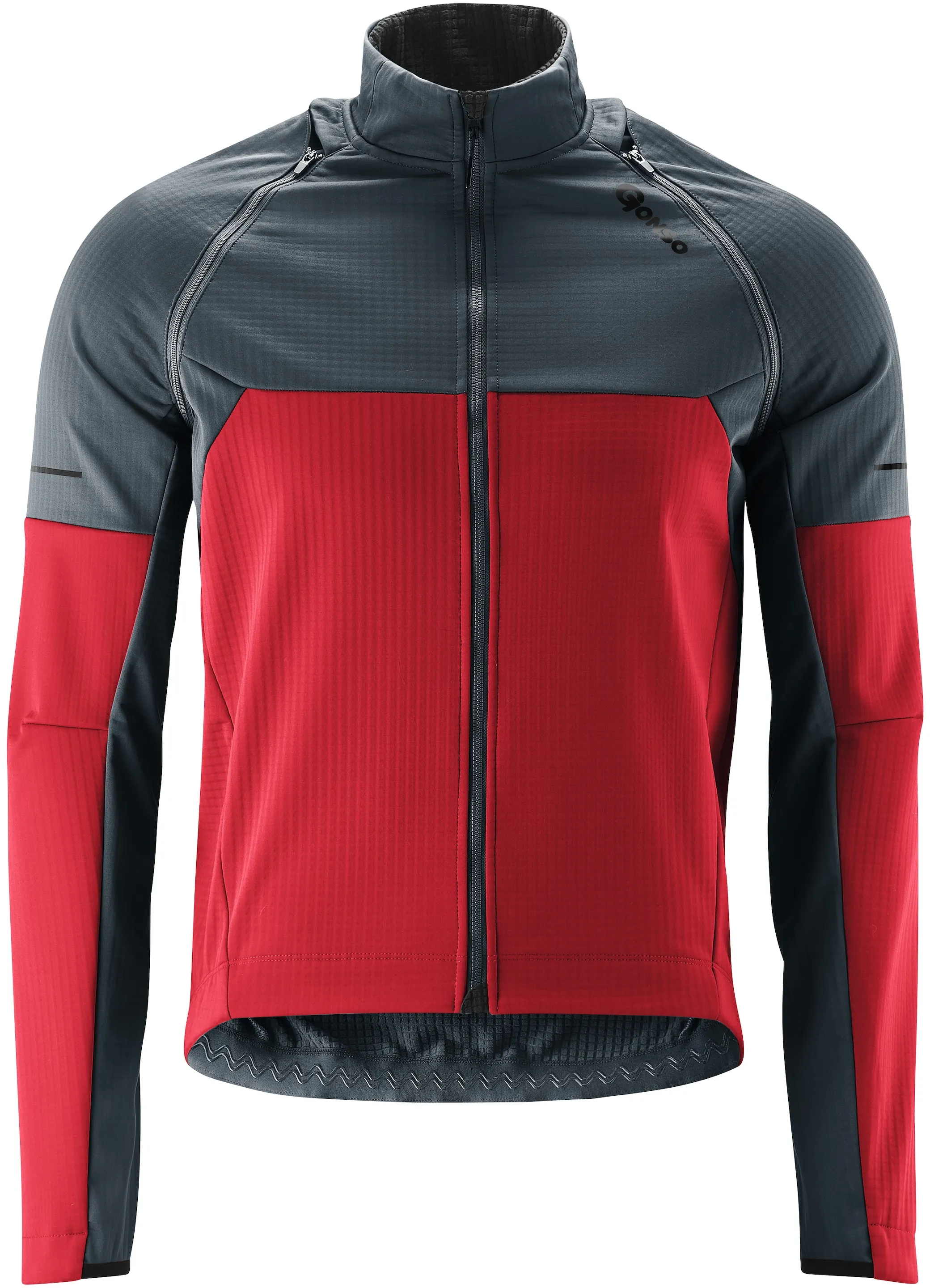 Fahrradjacke »CANOSIO«, Radjacke mit hohem Wärmeisolationsvermögen - 100% winddicht und atmungsaktiv ., Gr. M, ziegelrot, , 15944312-M