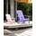 Beliani Moderner Muskoka Gartenstuhl 75 x 88 x 75 cm lila