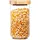 Klarstein Stapelglas mit Bambusdeckel 580 ml 4 St.
