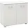 Priess Hochkommode Lindau 82 x 71 x 38 cm Braun / Weiß