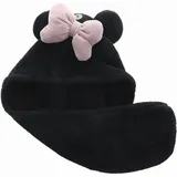 Parsa Beauty Disney Minnie Mouse inspirierter Haarturban von PARSA Beauty – Mikrofaser-Handtuch-Turban mit Schleife und Ohren, schnell trocknend, Turban-Haartuch, Haarpflege nach dem Duschen, weich & saugfähig