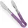 HENDI Servierzange 250 mm Kochzange Edelstahl Violett