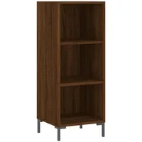 VidaXL Sideboard Braun Eichen-Optik 34,5x32,5x90 cm Holzwerkstoff