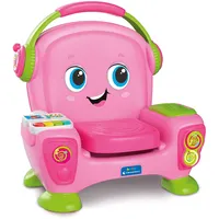 Clementoni 17755 Canta Sessel mit Sound und Tanz Pink – interaktiver und multifunktionaler Kindersessel in Italienischer Sprache, Spielzeug 1 Jahr – Made in Italy, Mehrfarbig