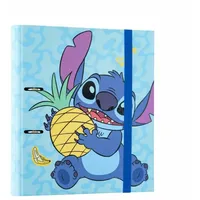 Disney Zwei-Ring Ordner Blau - Stitch A4-Ordner 2 Ringen