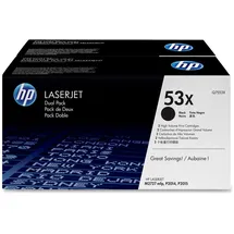 HP 53X schwarz 2er Pack (Q7553XD)