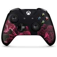 DeinDesign Skin kompatibel mit Microsoft Xbox One X Controller Folie Sticker Rose Vintage pink