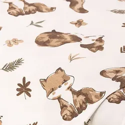 Sweat / French Terry "Fuchs", natur-color