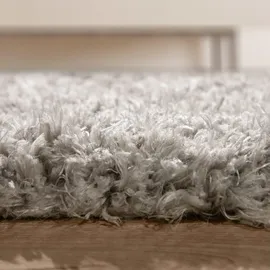 KADIMA DESIGN HOCHFLORTEPPICH, einfarbig, Florhöhe: 70 mm, Grau 120 x 160 cm