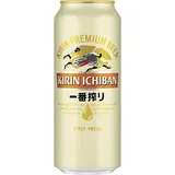 Kirin Ichiban Bierpaket, japanisches Premium-Bier, nach dem First Press Verfahren gebraut, Dosenbier mit 5 Prozent Alkoholgehalt, Einweg (24 x 0,5 l)