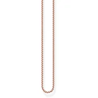 Thomas Sabo Venezia Kette ohne Anhänger Silber/Roségold 90 cm