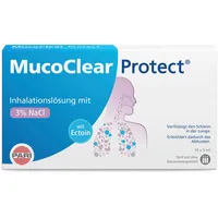 PARI MucoClear ProteECT 3% NaCl Inhalationslösung mit Ectoin – Hypertone Kochsalzlösung zum Inhalieren – für Kinder und Erwachsene – 10 Ampullen á 5ml – Steril, ohne Konservierungsstoffe