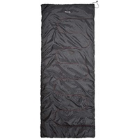 Trespass Envelop, Black, Zusammenzipbarer Drei Jahreszeiten Schlafsack 180cm x 70cm, Schwarz