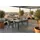 KAWOLA LONGA Gartentisch 180 x 90 x 75 cm Dunkelgrau