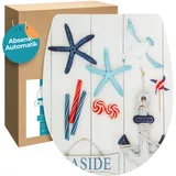 Calmwaters WC Sitz Motiv Maritimes Flair Absenkautomatik Abnehmbar Thermoplast 26LP5007