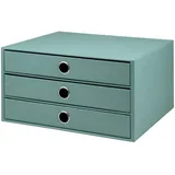 RÖSSLER Schubladenbox S.O.H.O. 34,3 x 25,0 x 18,5 cm 3-tlg. opal